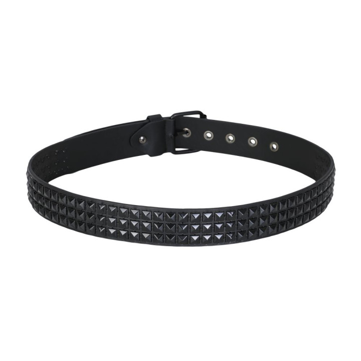 Black Pistol Studded Belt Nietengürtel Black-Black