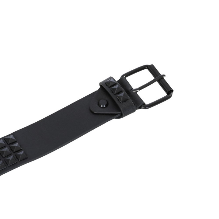 Black Pistol Studded Belt Nietengürtel Black-Black