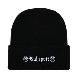 Mode Wichtig Beanie RUHRPOTT Black