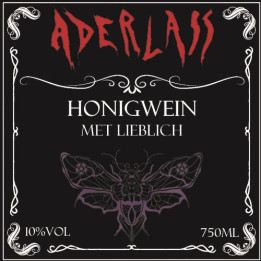 Aderlass Met Honigwein Lieblich 10% vol 750ml