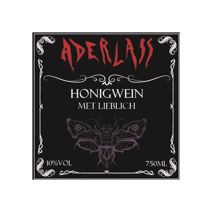 Aderlass Met Honigwein Lieblich 10% vol 750ml