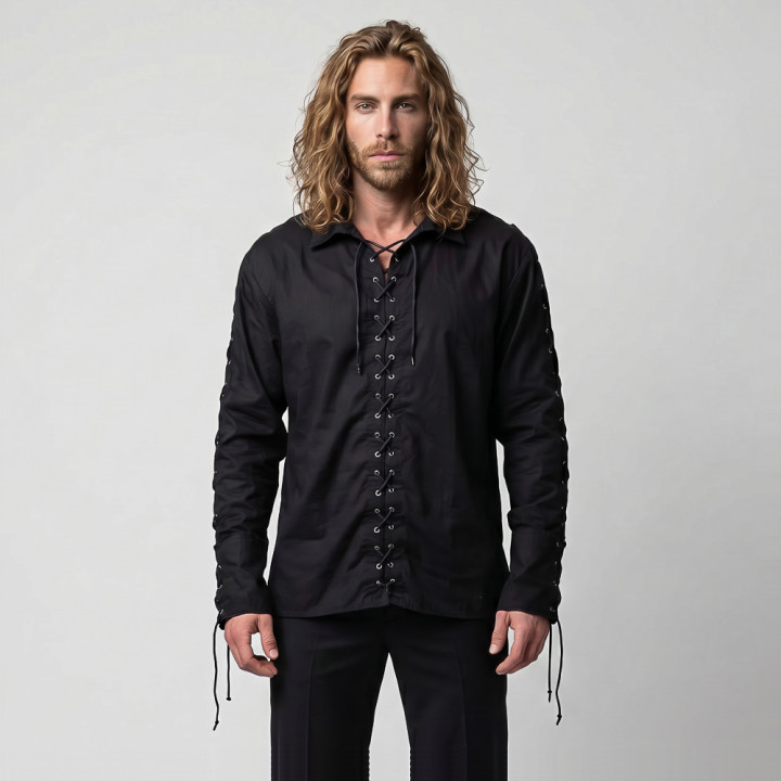 Aderlass Pirate Shirt Black