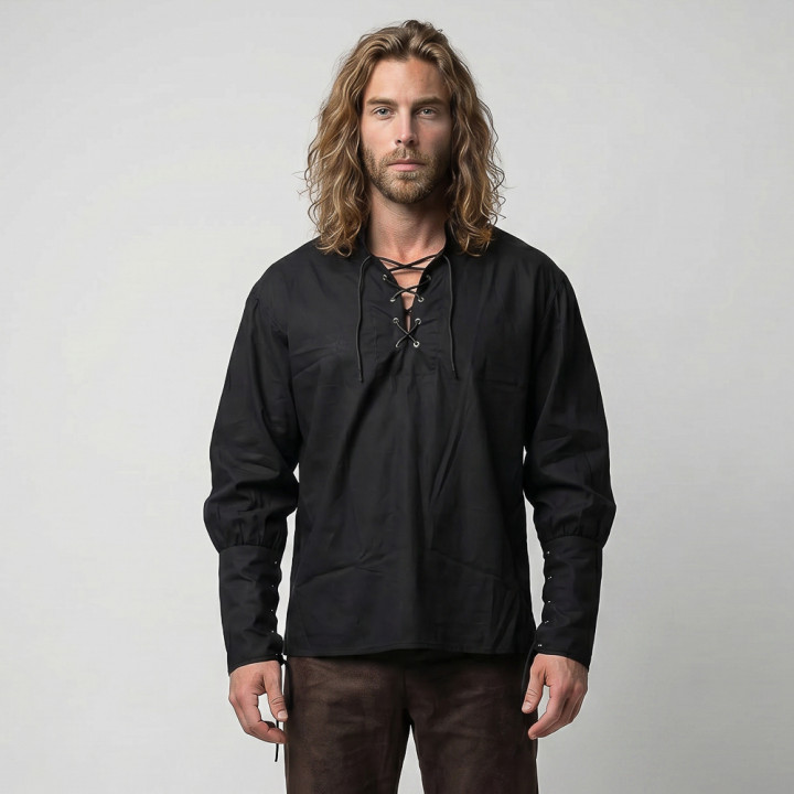Aderlass Medieval Shirt Black