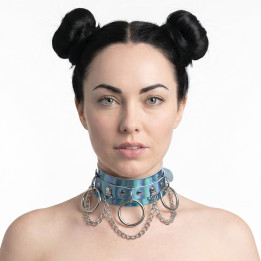 Lovesect Chain Choker Holo Blue
