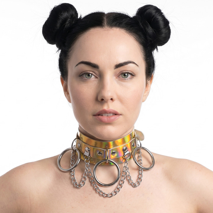 Lovesect Chain Choker Holo Gold