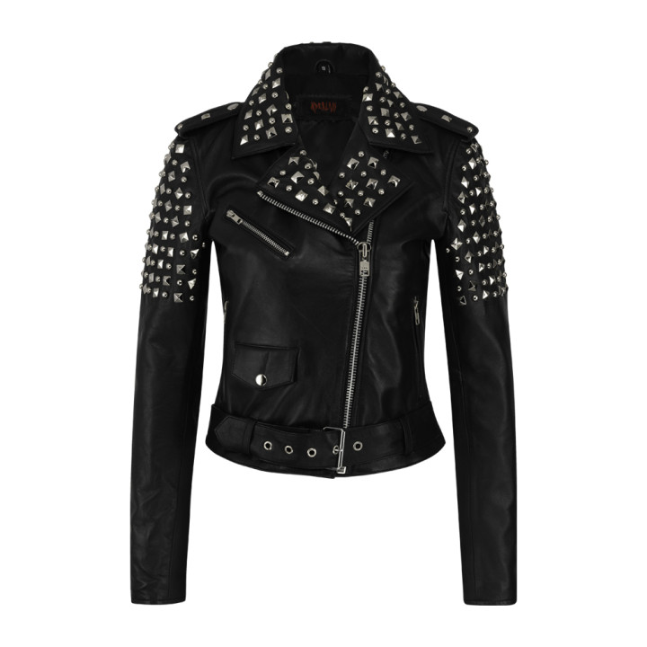 Aderlass Ladys Rockstar Jacket Nappa Leather Black