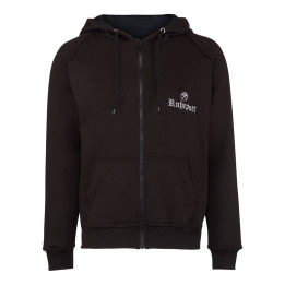 Mode Wichtig Zip Hoodie Kapuzen-Jacke RUHRPOTT Black