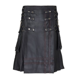 Aderlass Fight Kilt Leather Black