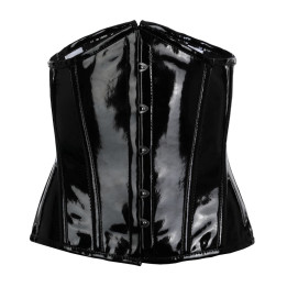 Aderlass Underbust Corset Glossy Vinyl Black