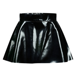 Aderlass Mini Skirt Glossy Vinyl Black