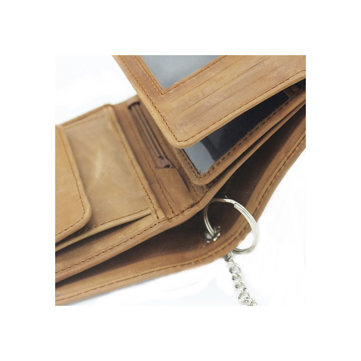 Mode Wichtig Wallet Leather RUHRPOTT Brown