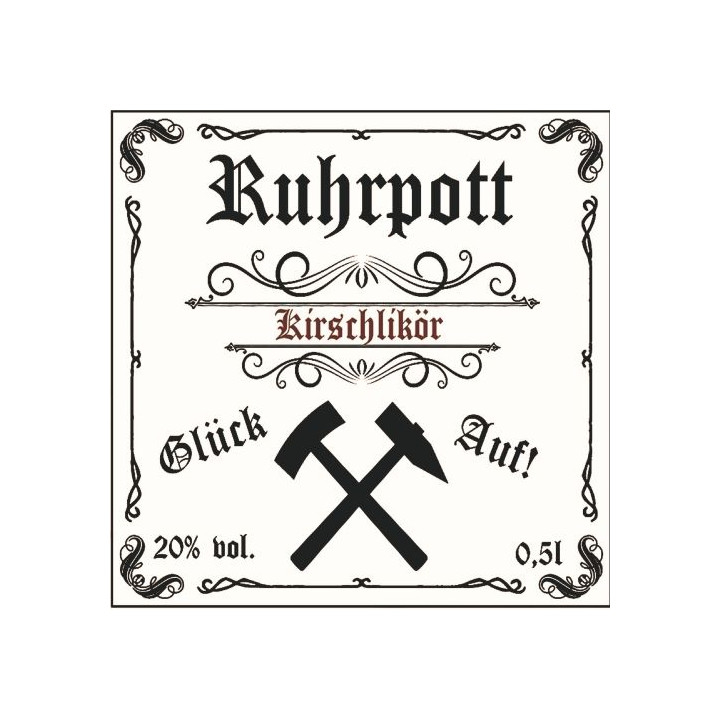 Ruhrpott Kirschlikör 20% vol. 500ml