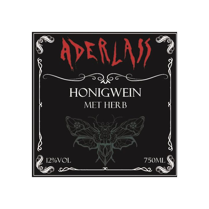 Aderlass Met Honigwein Herb 12% vol 750ml