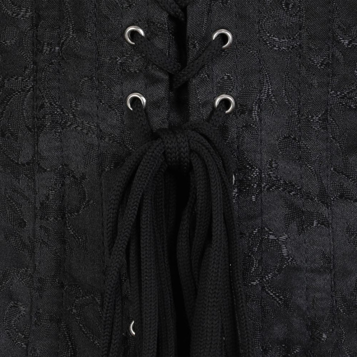 Aderlass Underbust Corset Brocade Black