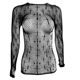 Aderlass Cross Top Longsleeve XS-3XL Black