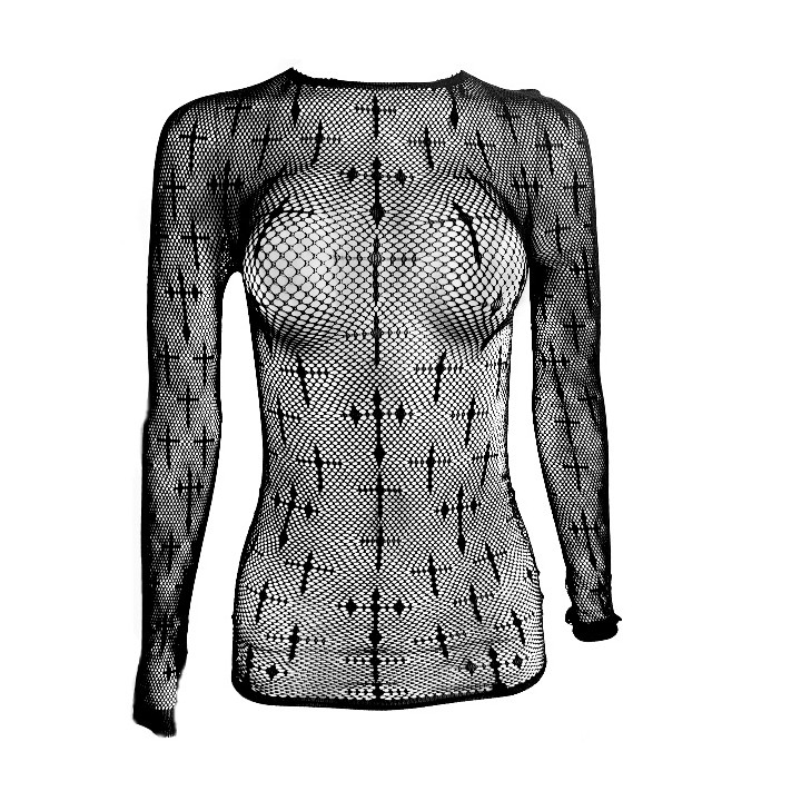 Aderlass Cross Top Longsleeve XS-3XL Black