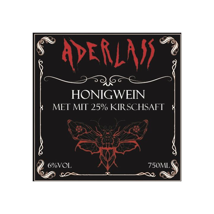 Aderlass Met Honigwein mit Kirschsaft 6% vol 750ml